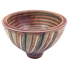 Wilhelm Kage, "Farsta" Patterned Bowl, the Gustavsberg Manufactory, Sweden, 1946 Wilhelm Kage, "Farsta" Patterned Bowl, the Gustavsberg Manufactory, Sweden, 1946