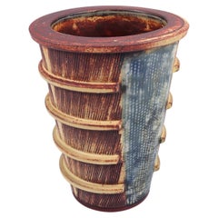 Wilhelm Kage, "Farsta" Patterned Vase, the Gustavsberg Manufactory, Sweden, 1958 Wilhelm Kage, "Farsta" Patterned Vase, the Gustavsberg Manufactory, Sweden, 1958