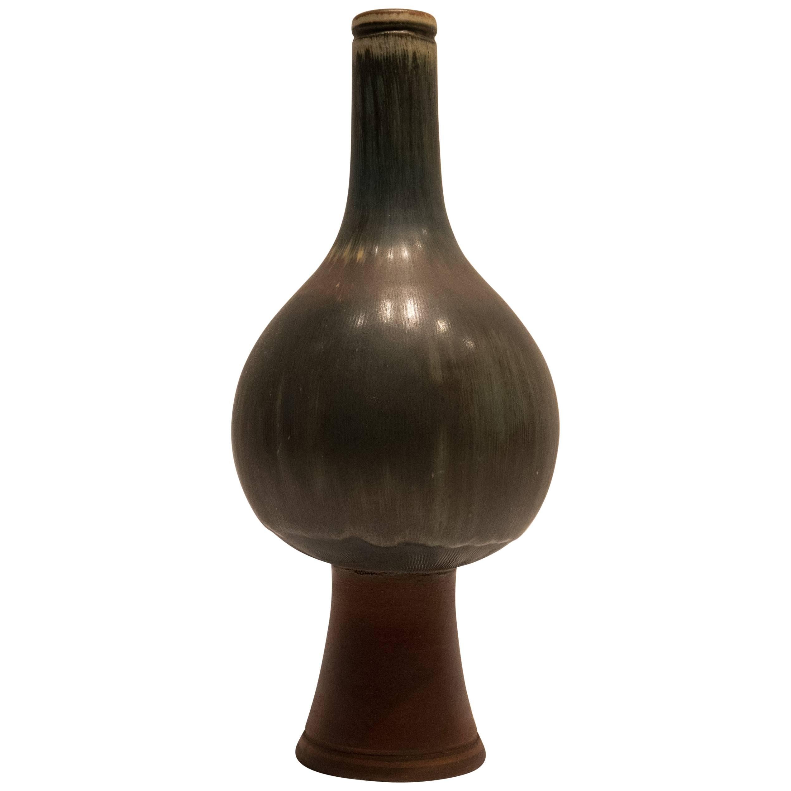 Wilhelm Kage Farsta Vase with Long Neck