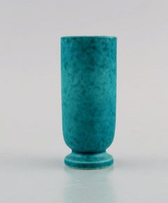 Wilhelm Kåge for Gustavsberg, Argenta Art Deco Vase in Glazed Ceramics, 1940s