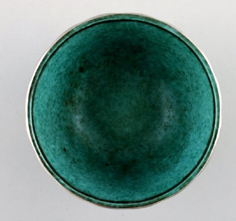 Art Deco Wilhelm Kåge for Gustavsberg, Argenta Bowl in Glazed Ceramics
