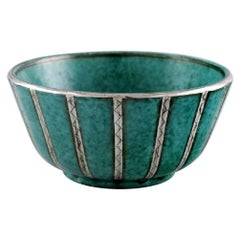 Wilhelm Kåge for Gustavsberg, Argenta Bowl in Glazed Ceramics