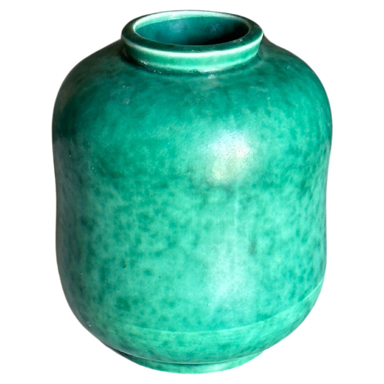 Wilhelm Kåge pour Gustavsberg Vase en forme de gourde en argenta en vente