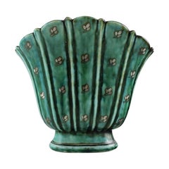 Wilhelm Kåge for Gustavsberg, Argenta Vase in Ceramic, Dated 1930