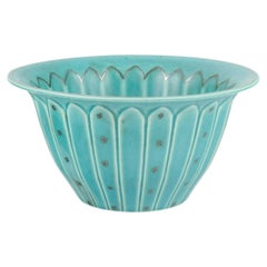 Wilhelm Kåge für Gustavsberg. Art-Déco-Schale aus Steingut. ARGENTA-Serie, 1930er Jahre
