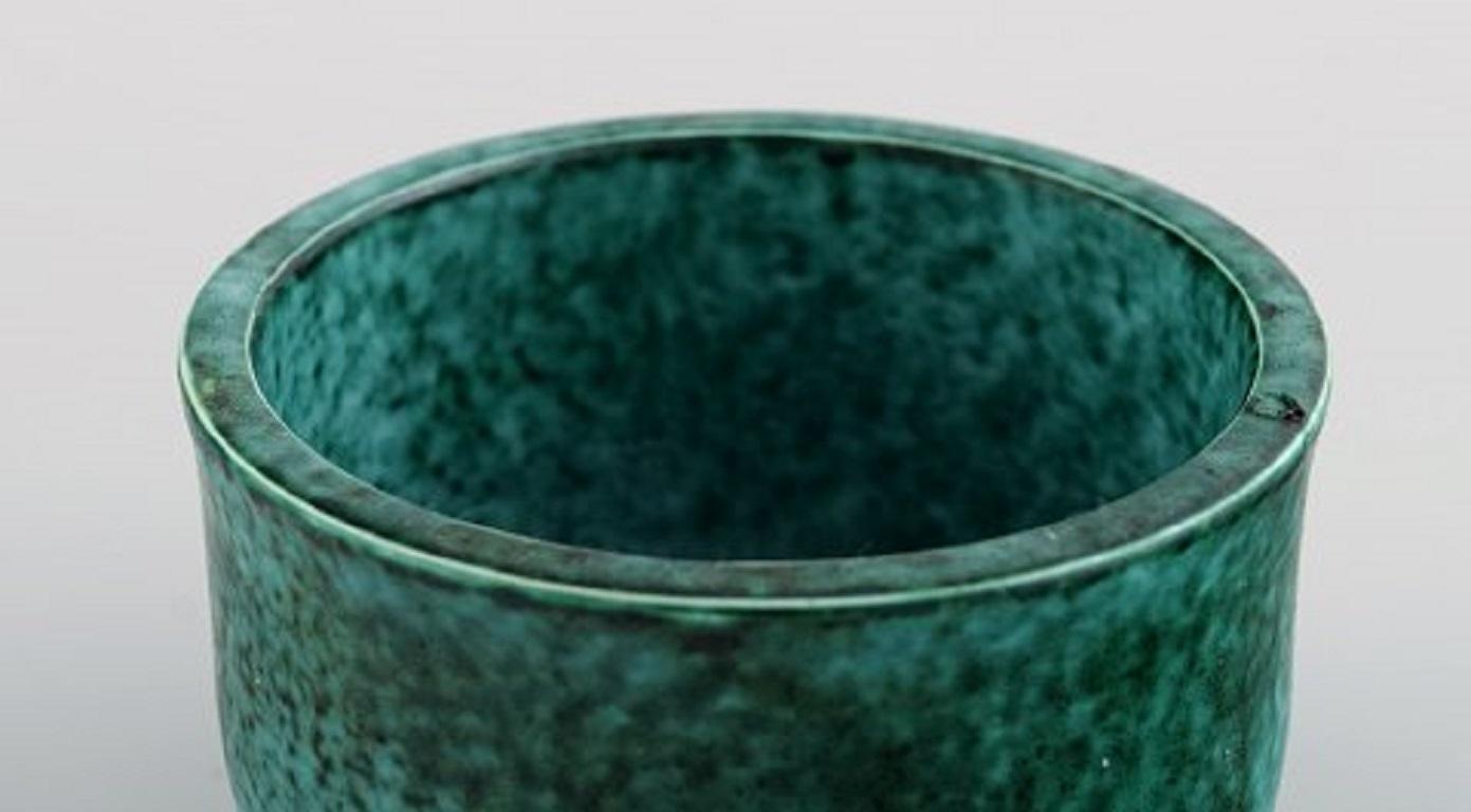Scandinavian Modern Wilhelm Kåge for Gustavsberg, Bowl in Glazed Ceramics, 1950s-1960s