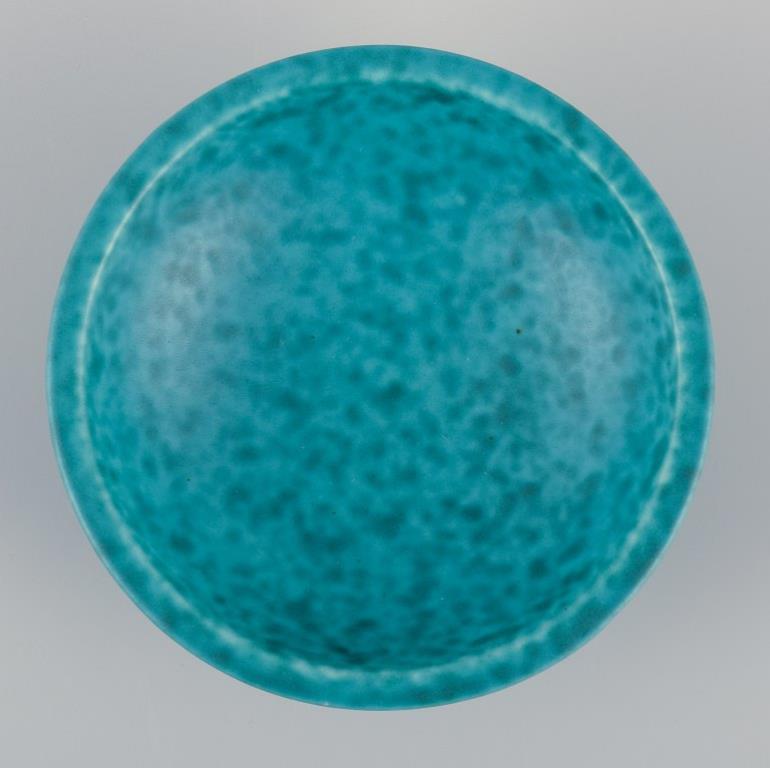 Wilhelm Kåge für Gustavsberg. Keramikschale und Keramikschale, „Argenta“-Serie im Zustand „Hervorragend“ im Angebot in København, Copenhagen