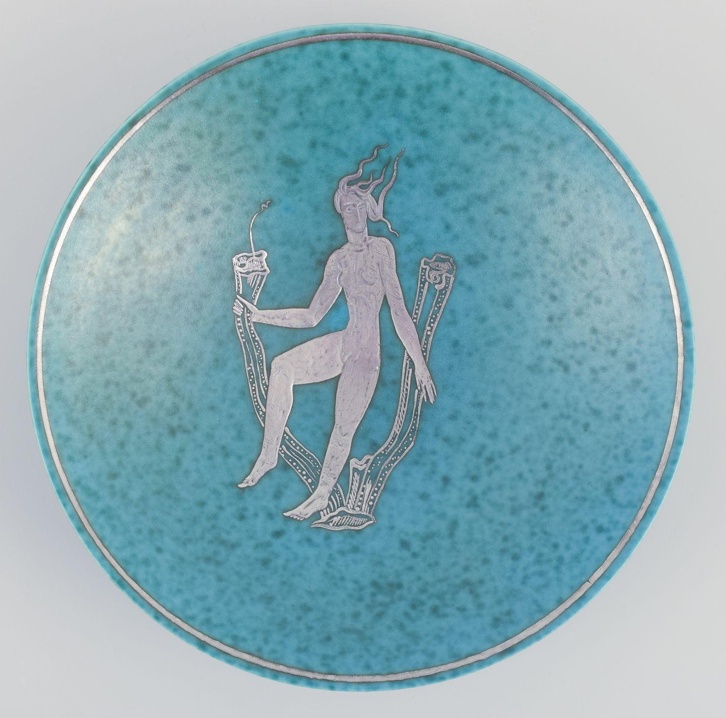Art Déco Wilhelm Kåge per Gustavsberg. Ciotola in ceramica della serie 