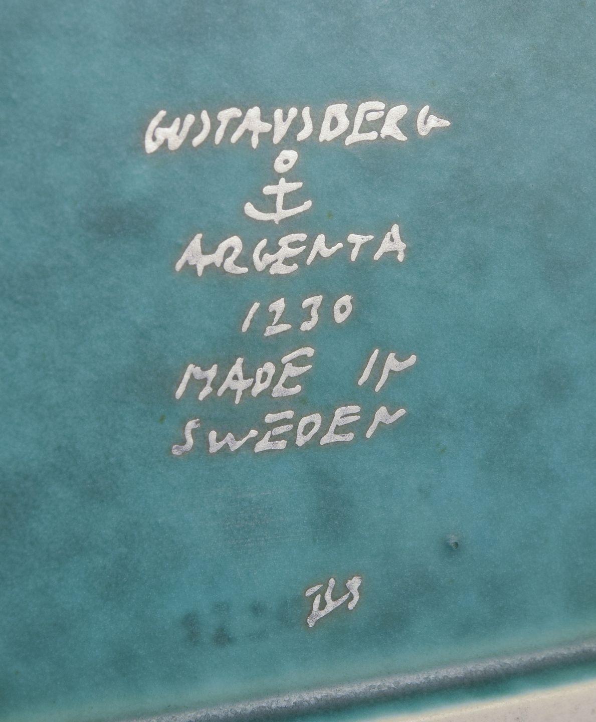 Wilhelm Kåge per Gustavsberg. Vaso con coperchio in ceramica della serie 