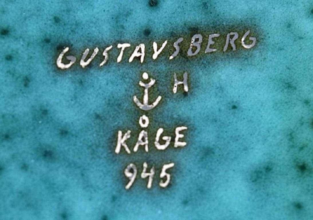 Wilhelm Kåge for Gustavsberg, Large Argenta Art Deco Ceramic Lidded Jar, 1940s 2