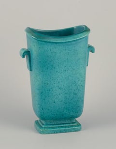 Wilhelm Kåge per Gustavsberg. Grande vaso "ARGENTA" con due manici.