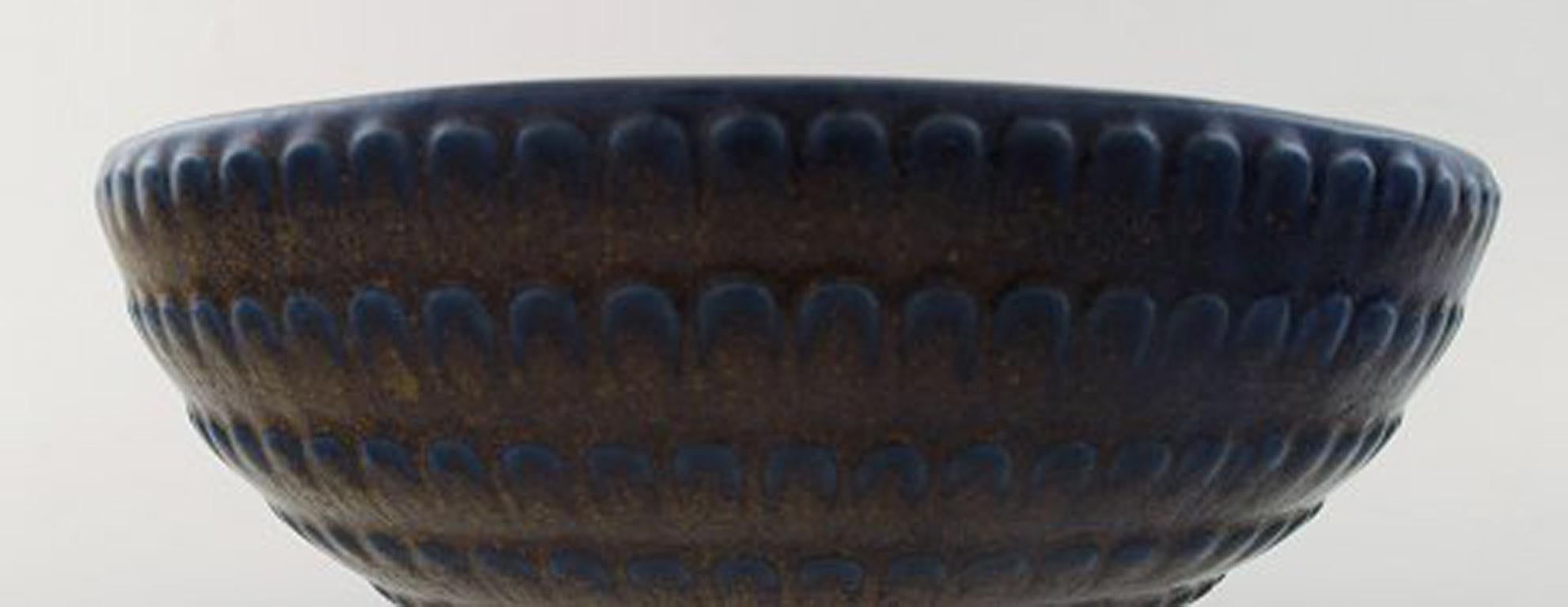 Swedish Wilhelm Kåge for Gustavsberg, Large Bowl of Stoneware