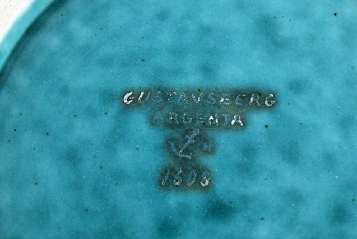 Wilhelm Kåge per Gustavsberg, rara ciotola Art Deco di Argenta, anni '40 In condizioni ottime in vendita a København, Copenhagen