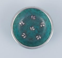 Wilhelm Kåge for Gustavsberg. Set of four small Argenta ceramic bowls