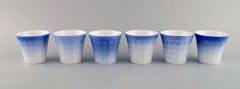 Wilhelm Kåge for Gustavsberg, Six Flower Pot Covers in Porcelain, 1960's