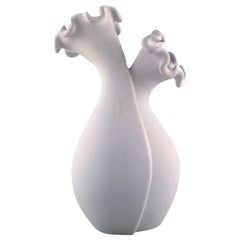 Wilhelm Kåge for Gustavsberg Studio Hand. Large "Surrea" Ceramic Double Vase