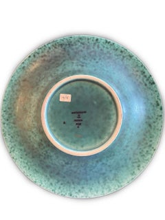 Wilhelm Kage for Gustavsberg Swedish "Argenta" Stoneware Plate