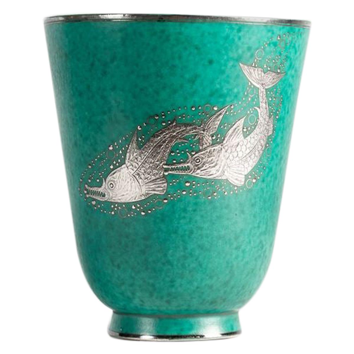 Wilhelm Kåge for Gustavsberg, “The Argenta Series” Vase, Sweden, circa 1930s