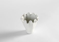 Wilhelm Kåge for Gustavsberg, The Våga Series, Small White Vase, Sweden c. 1940