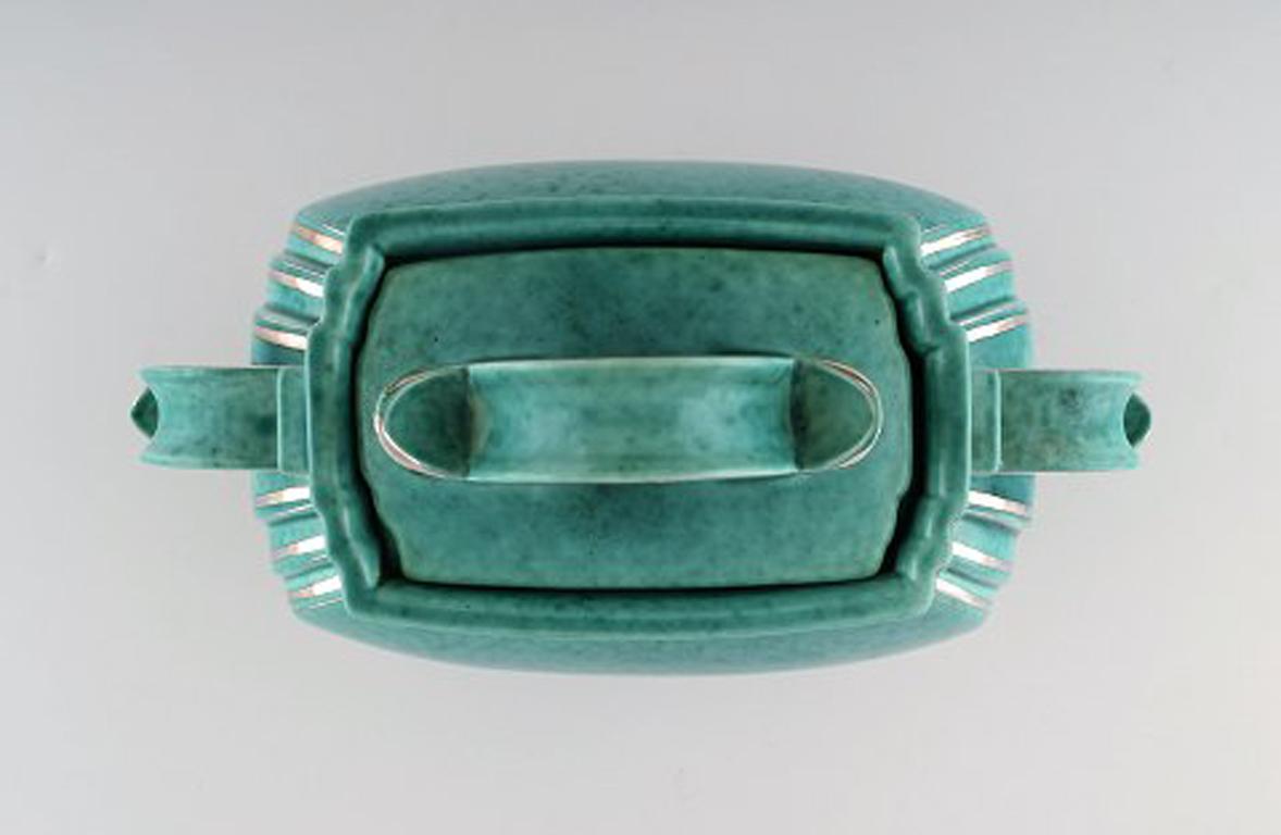 Wilhelm Kåge, Gustavsberg, Argenta Art Deco Ceramic Vase 2