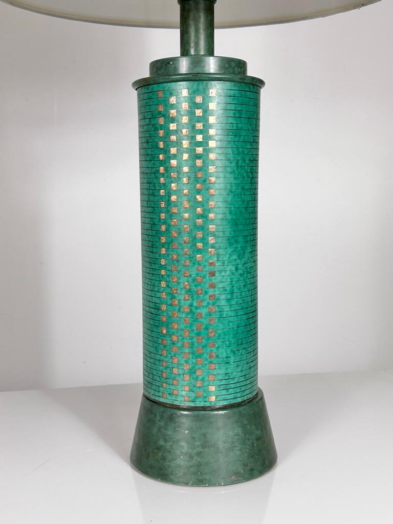 Wilhelm Kage Gustavsberg Argenta Geometric Midcentury Abstract Ceramic Lamp 2