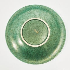 Wilhelm Kage large bowl 'Argenta' for Gustavsberg Sweden 1935 Signed