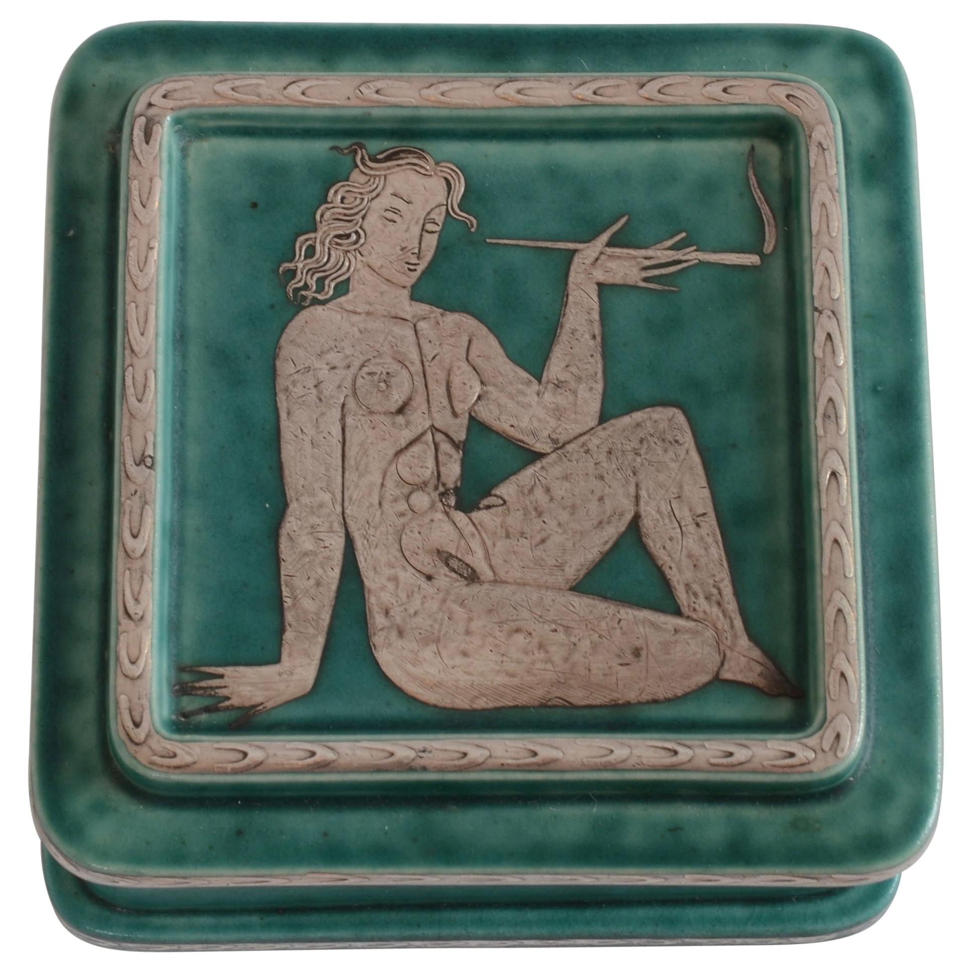 Wilhelm Kåge, Lid Box, Gustavsberg, Mid-1900s