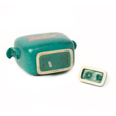 Wilhelm Kage Lock Urn 'Argenta' for Gustavsberg Sweden Marked