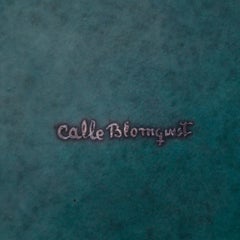 Wilhelm Kage Plate "Argenta" Gustavsberg Sweden 1940s. Signed