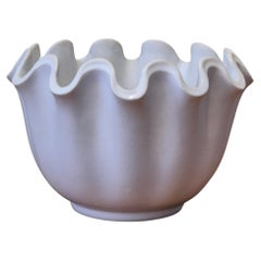 Wilhelm Kåge, stoneware bowl model Våga / Wave, Gustavsberg. Scandinavian Modern