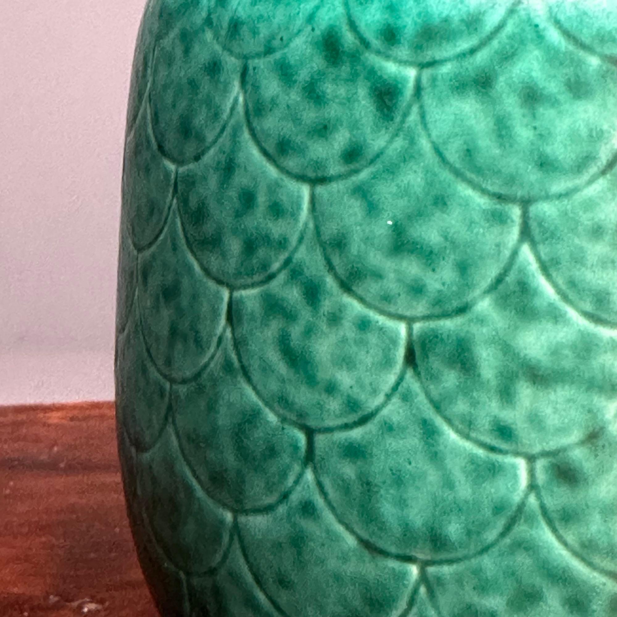 Wilhelm Kage, Swedish Mid-Century Modern, Vase, Glazed Stoneware, Argenta, 1930s For Sale 3
