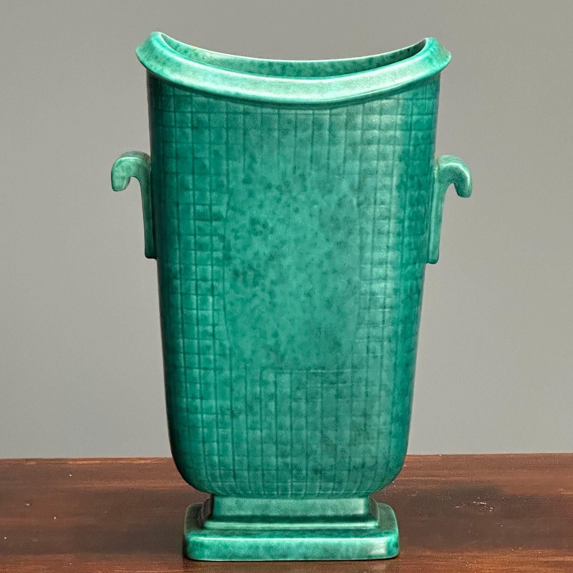 Wilhelm Kage, Swedish Mid-Century Modern, Vase, Glazed Stoneware, Argenta, 1960s For Sale 3