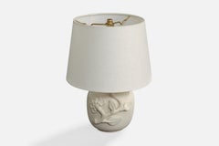 Wilhelm Kåge, Table Lamp, Stoneware, Sweden, 1940s