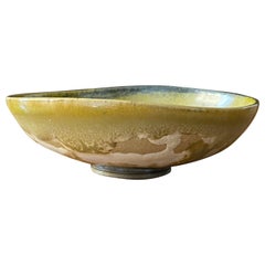 Wilhelm Kåge, Unique Small "Farsta" Bowl Stoneware, Gustavsberg, Sweden, 1960s