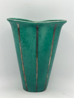 Vaso Wilhelm Kage 'argenta' per Gustavsberg Svezia 1950 Firmato