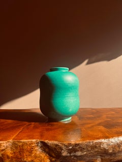 Wilhelm Kåge Argenta Vase, Glazed Stoneware, Sweden, 1940s