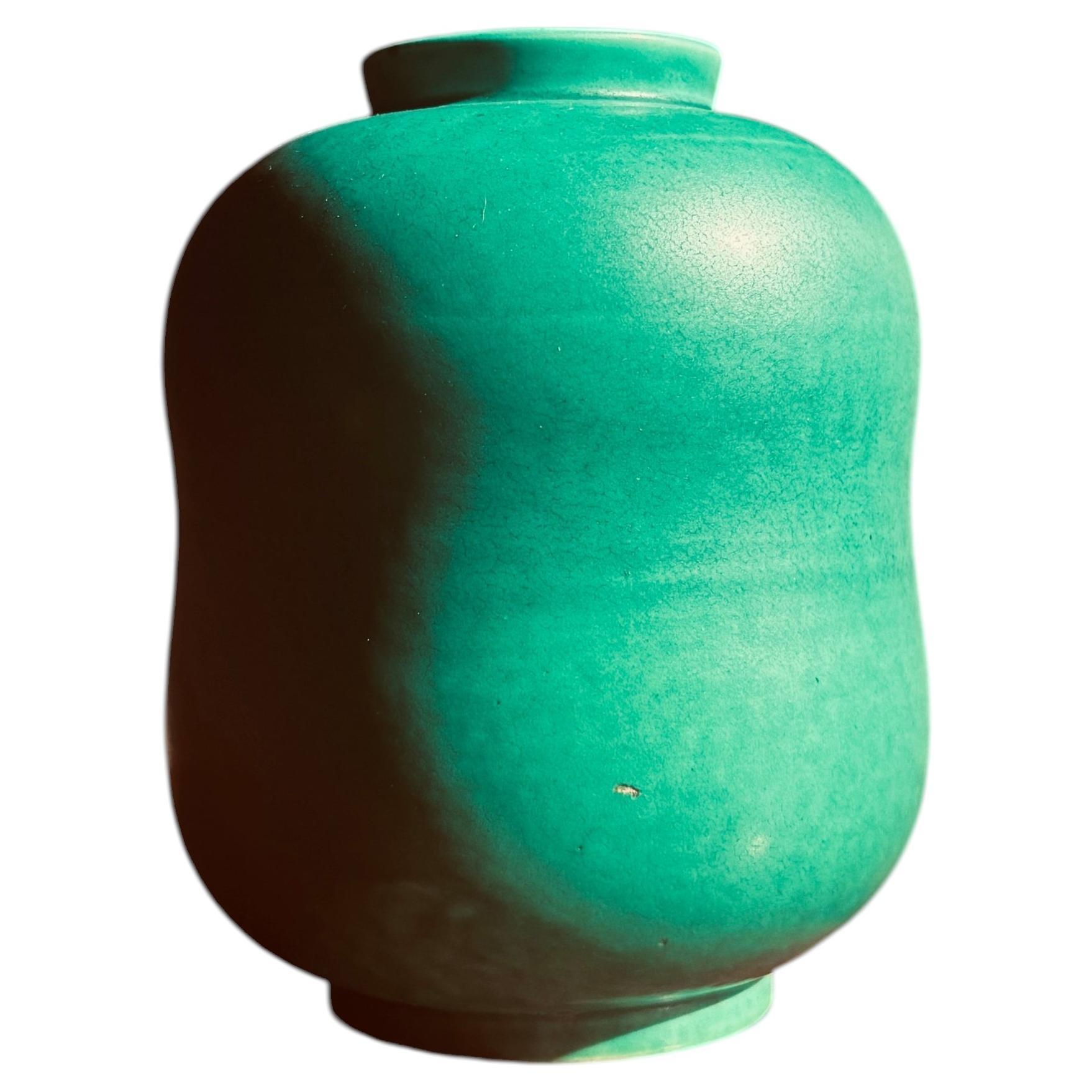 Vaso Wilhelm Kåge ARGENTA, Gres smaltato, Svezia, anni '40