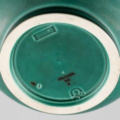 Wilhelm Kage vase ceramic "Argenta" Gustavsberg Sweden 1950s Marked