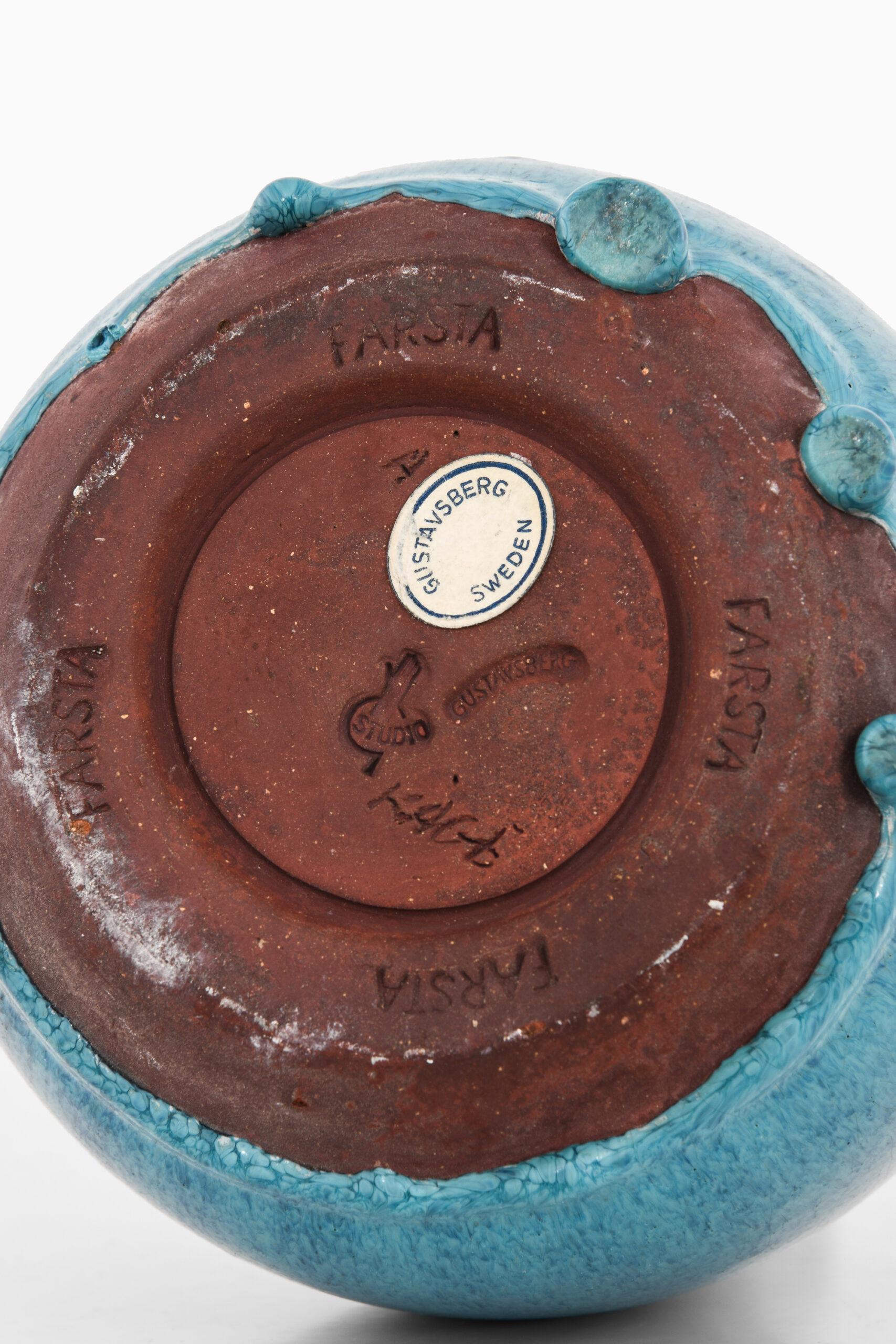Scandinavo moderno Vaso Wilhelm Kåge Modello Farsta Prodotto da Gustavsberg in vendita