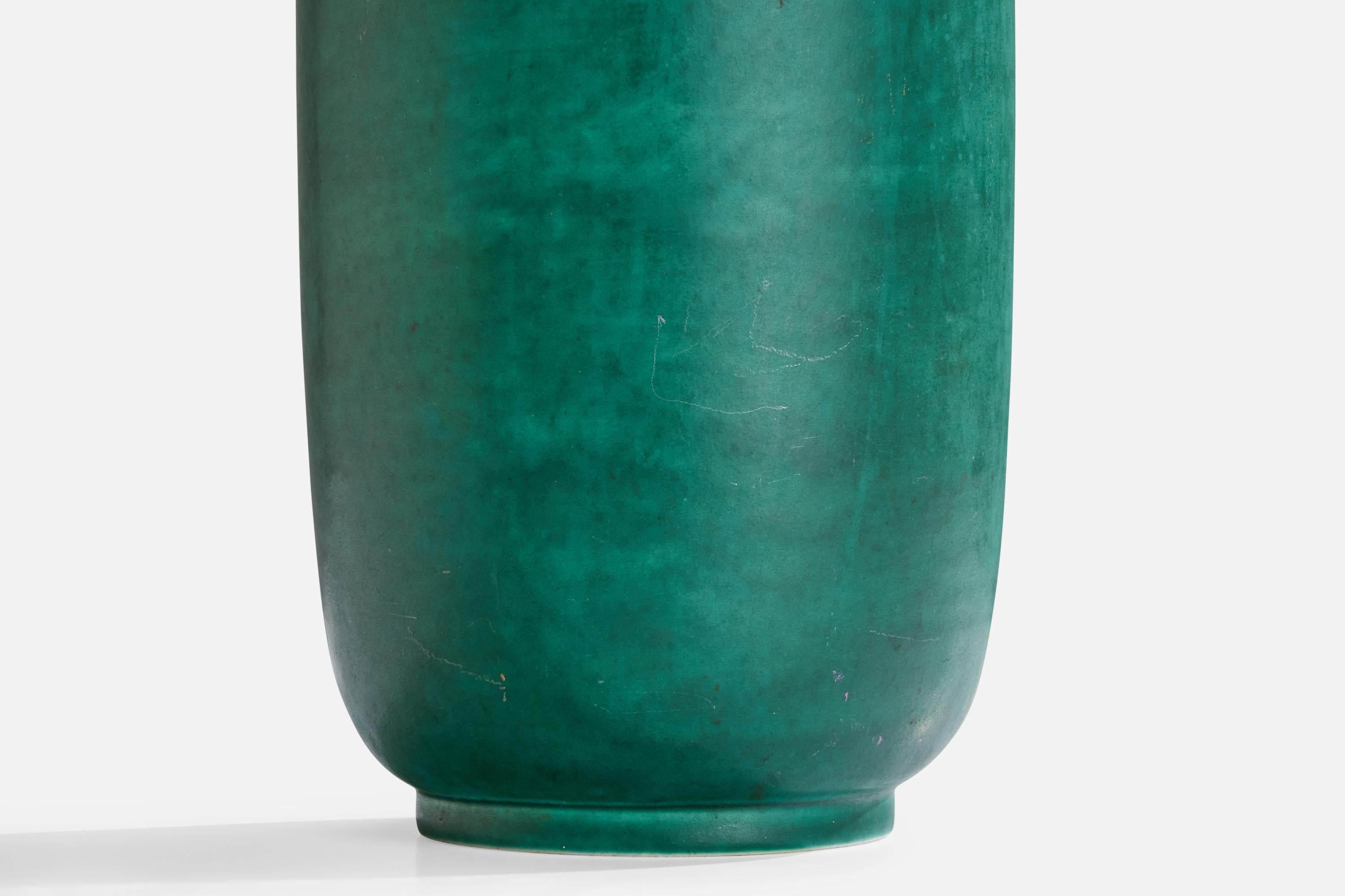 Mid-20th Century Wilhelm Kåge, Vase, Stoneware, Sweden, 1950s For Sale