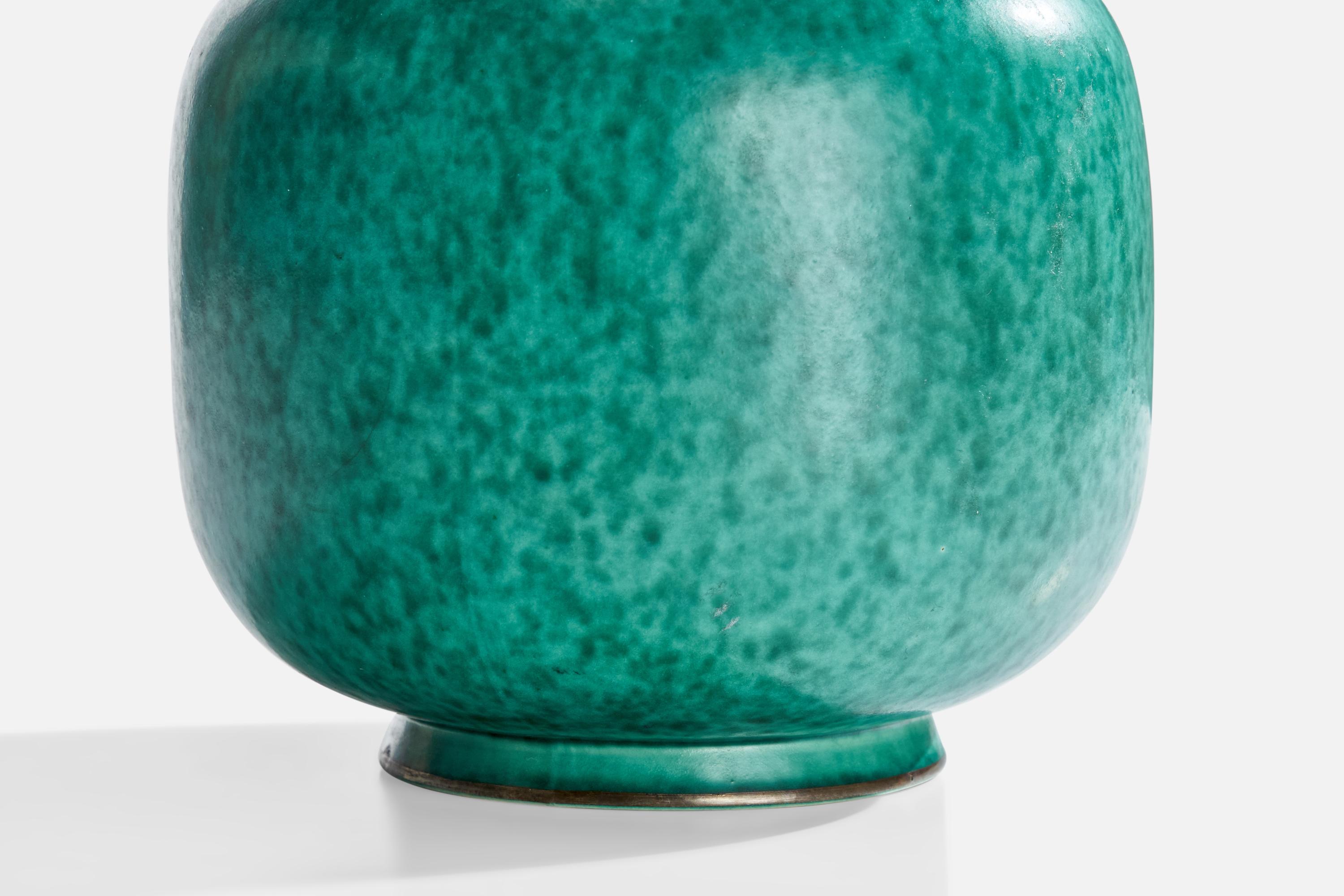 Mid-20th Century Wilhelm Kåge, Vase, Stoneware, Sweden, 1950s For Sale