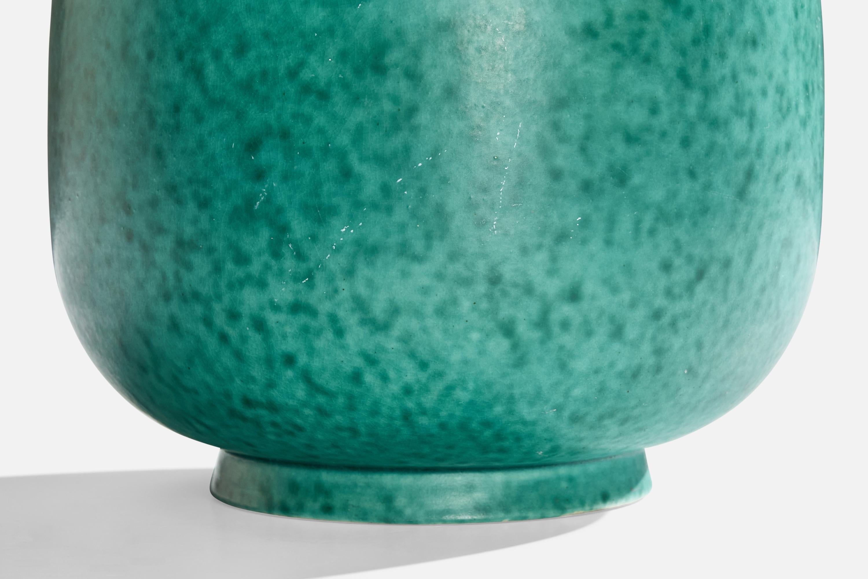 Metà XX secolo Wilhelm Kåge, Vaso, Gres, Svezia, anni '1950 in vendita
