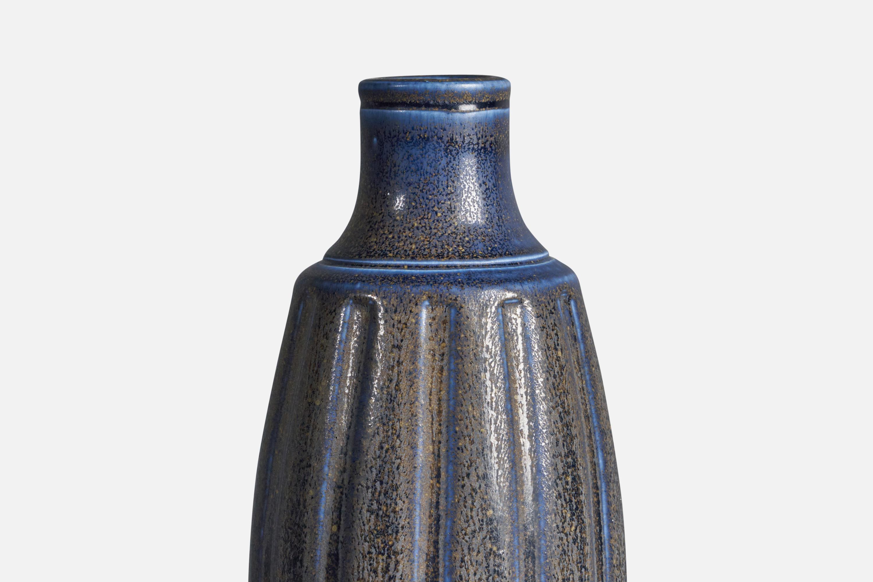 Swedish Wilhelm Kåge, Vase, Stoneware, Sweden, 1960s For Sale