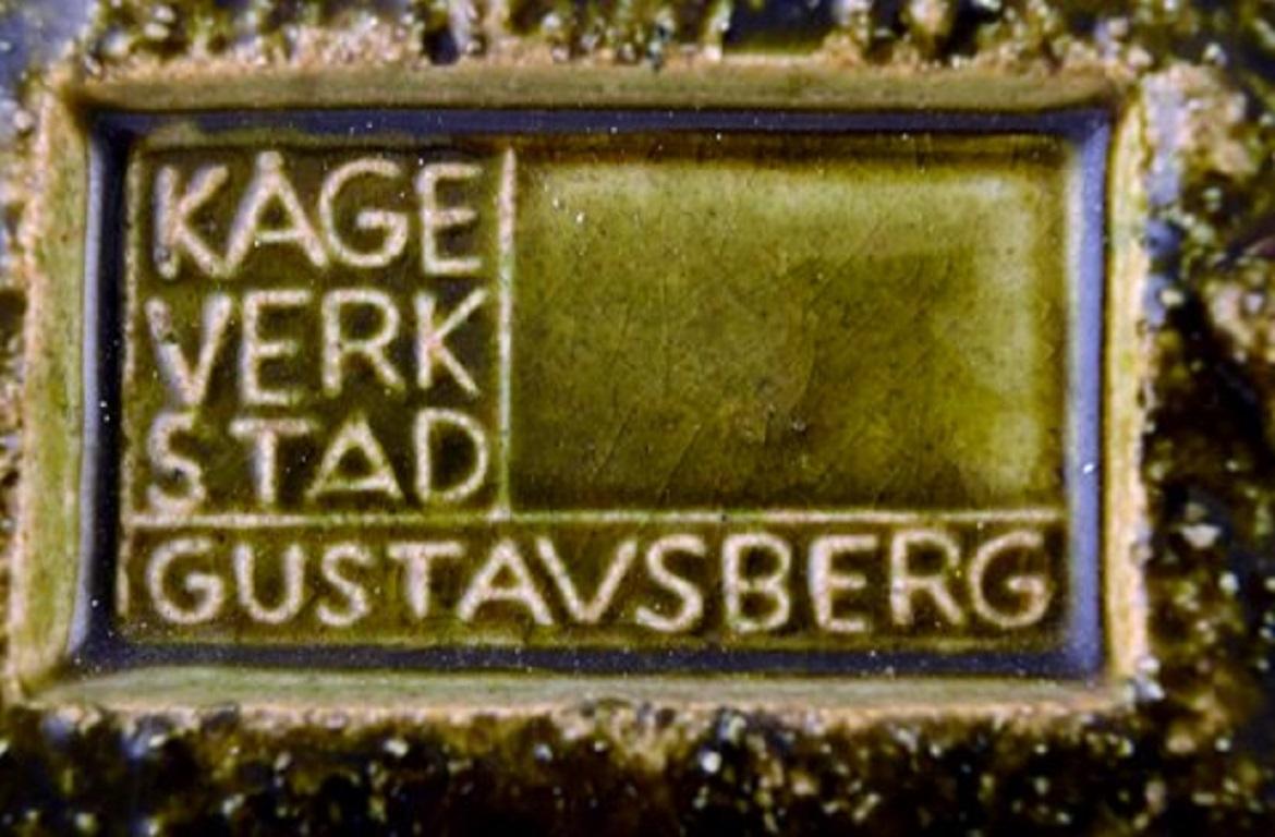 Art Deco Wilhelm Kåge Verkstad for Gustavsberg, Huge Wall Plaquette/Relief in Stoneware