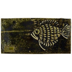 Wilhelm Kåge Verkstad for Gustavsberg, Huge Wall Plaquette/Relief in Stoneware