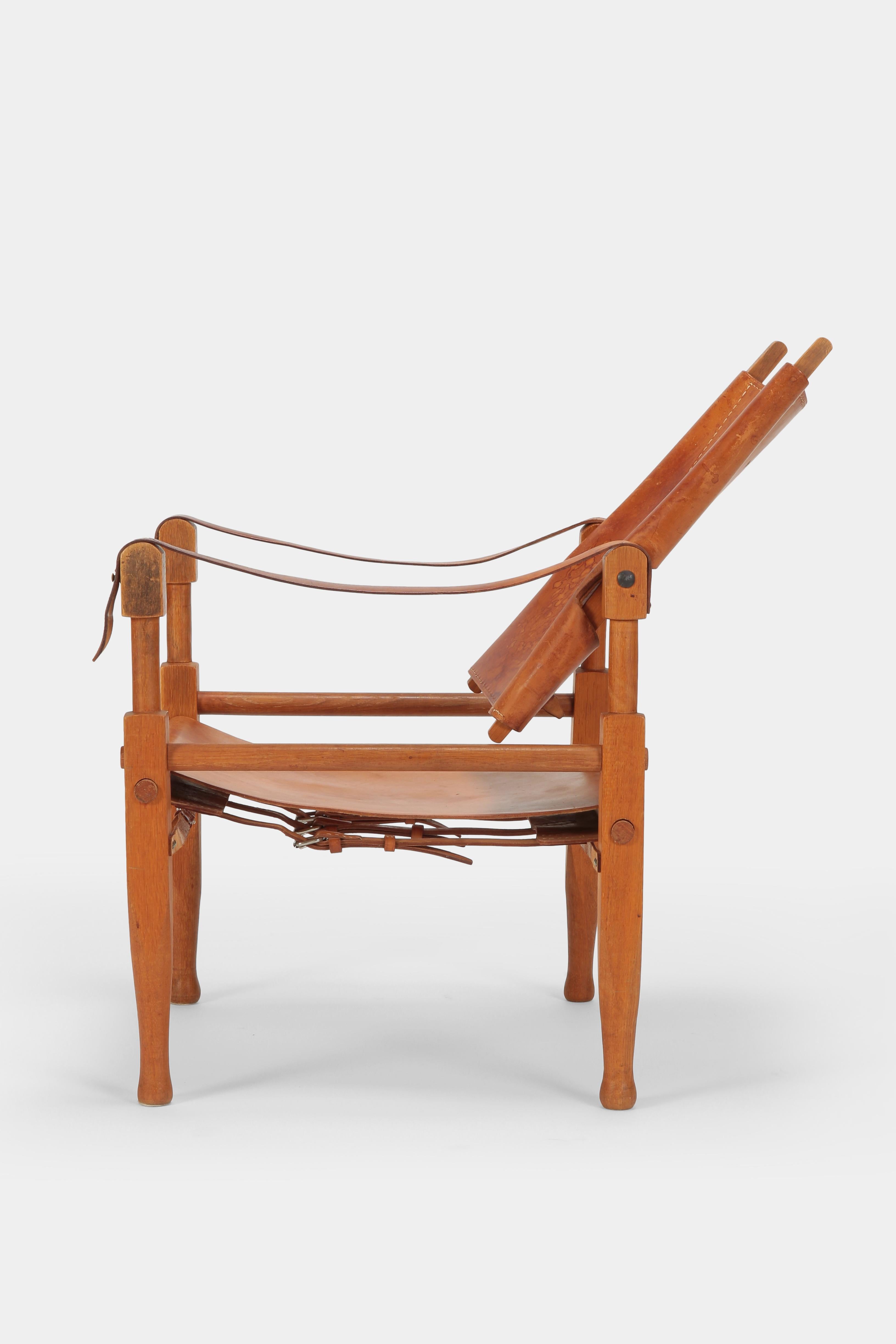 Swiss Wilhelm Kienzle Safari Chair Wohnbedarf, 1950s