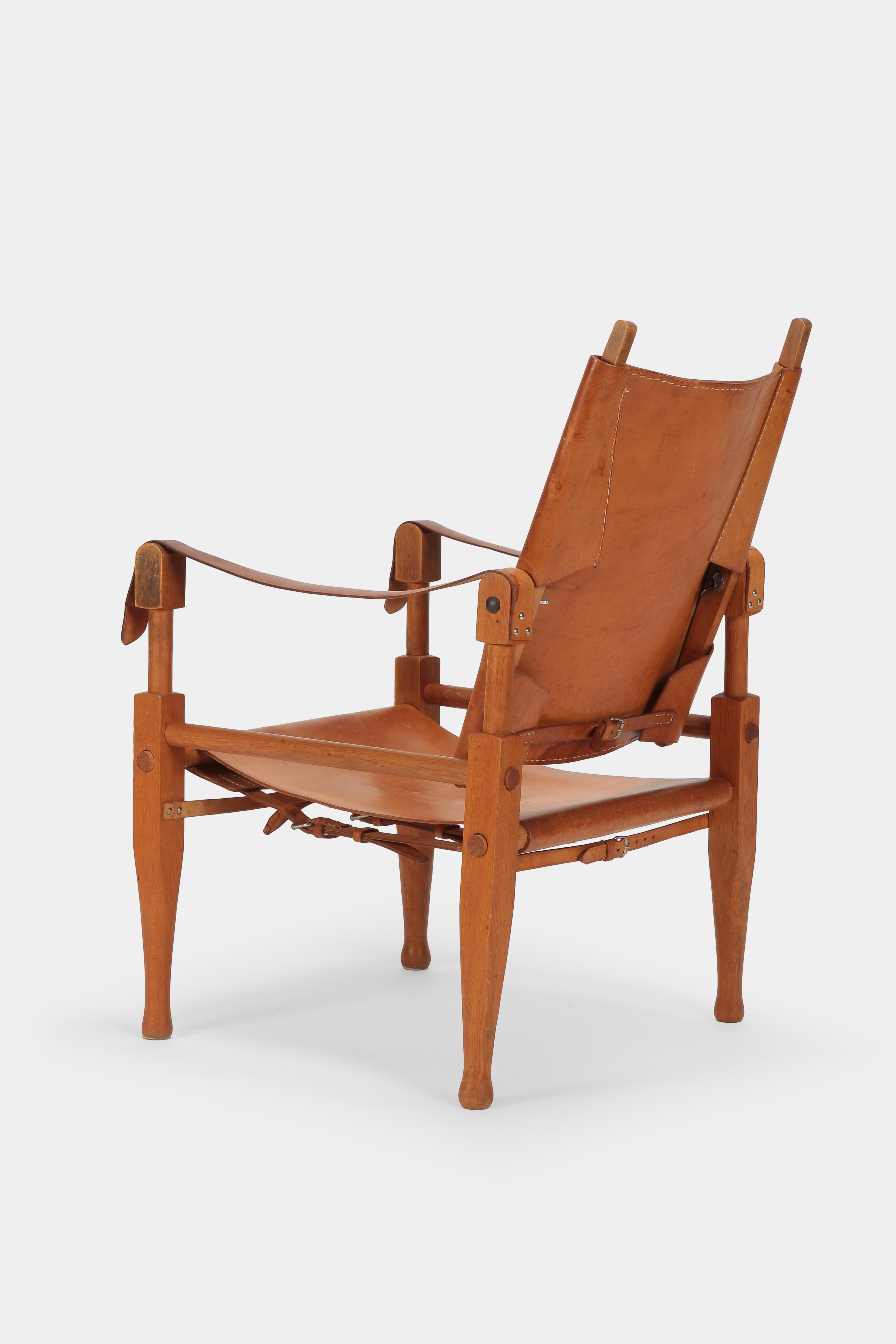 Mid-20th Century Wilhelm Kienzle Safari Chair Wohnbedarf, 1950s