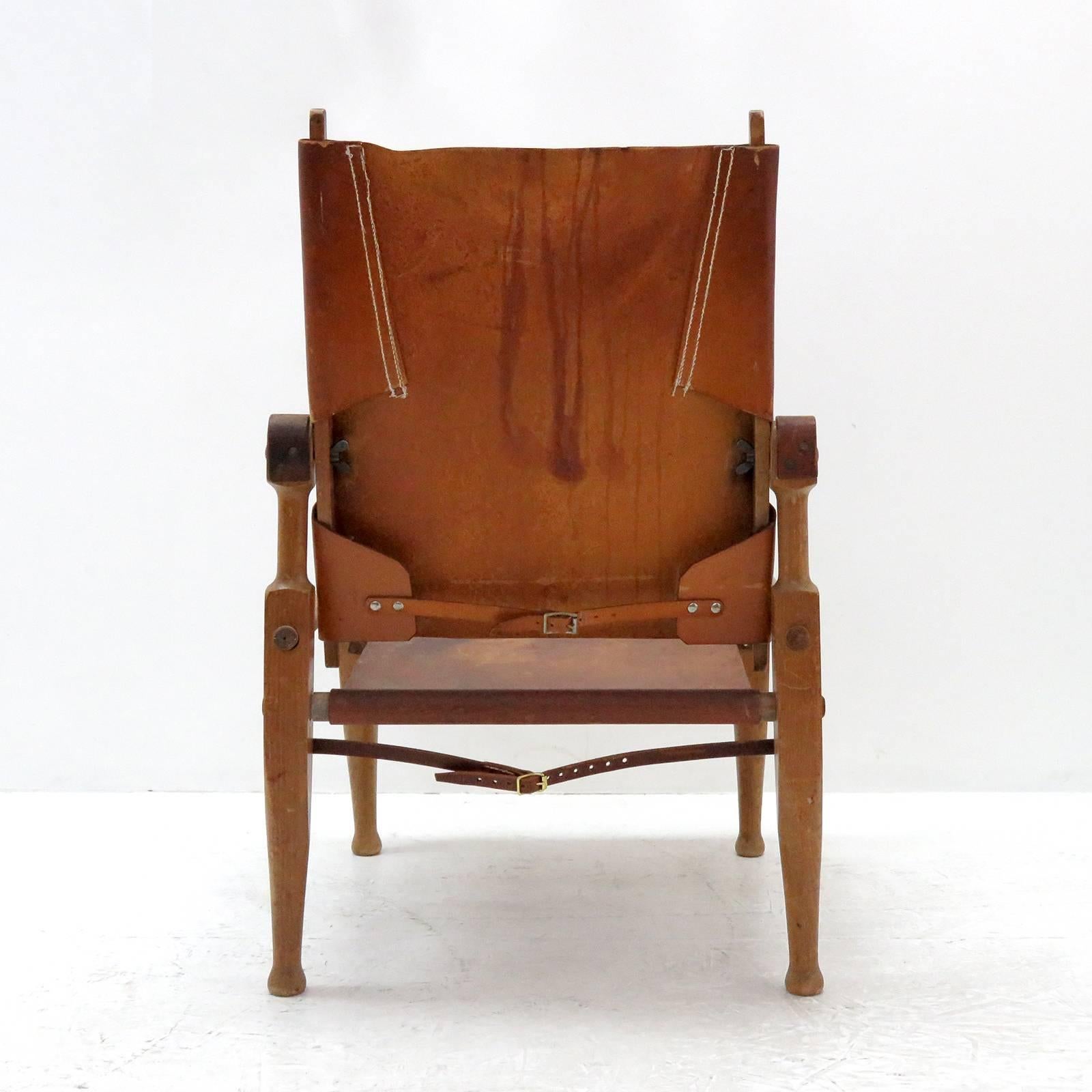 Swiss Wilhelm Kienzle Safari Chair, 1950