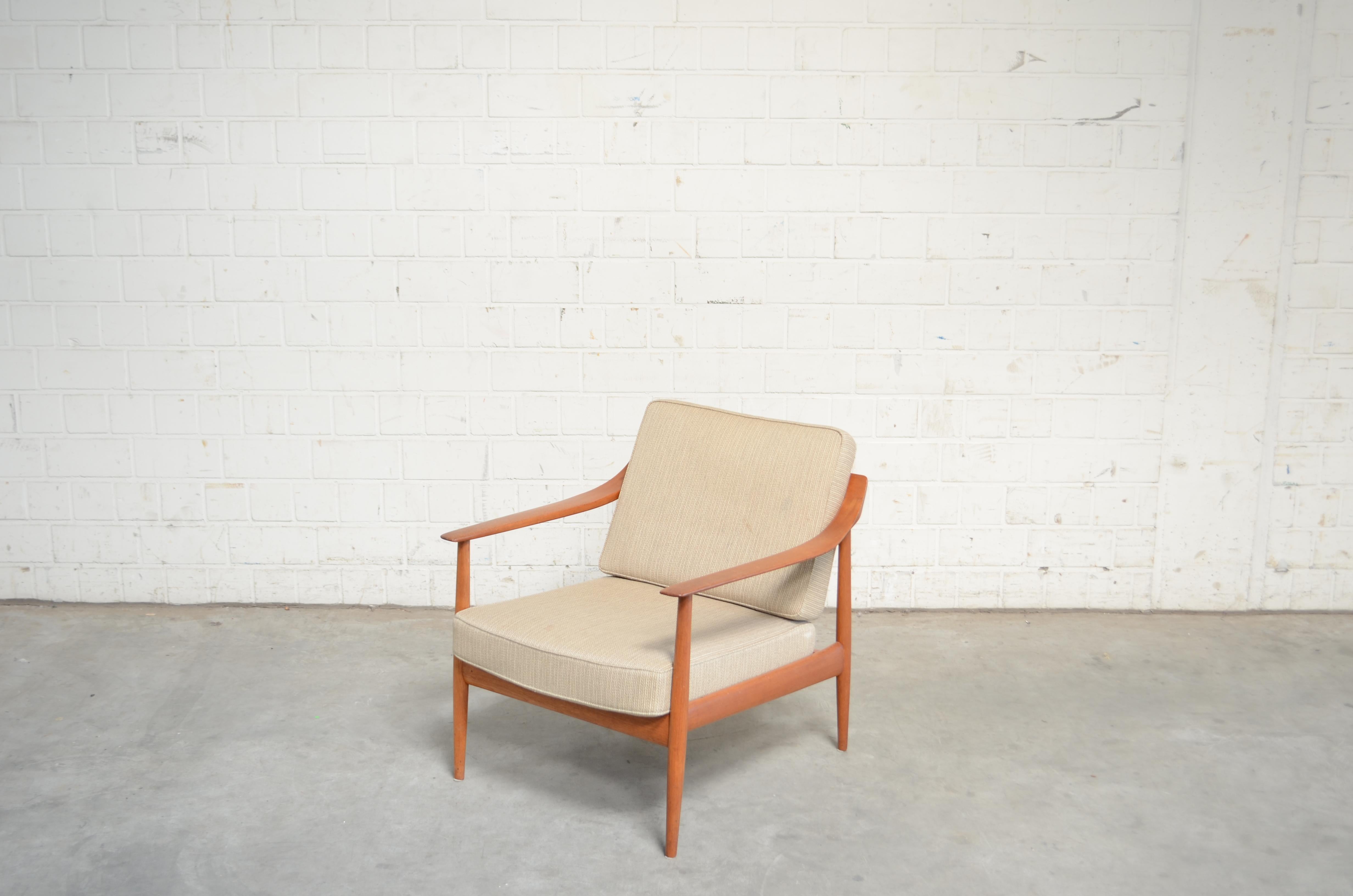 Wilhelm Knoll Antimott Teak Chair Armchair, 1960s 2