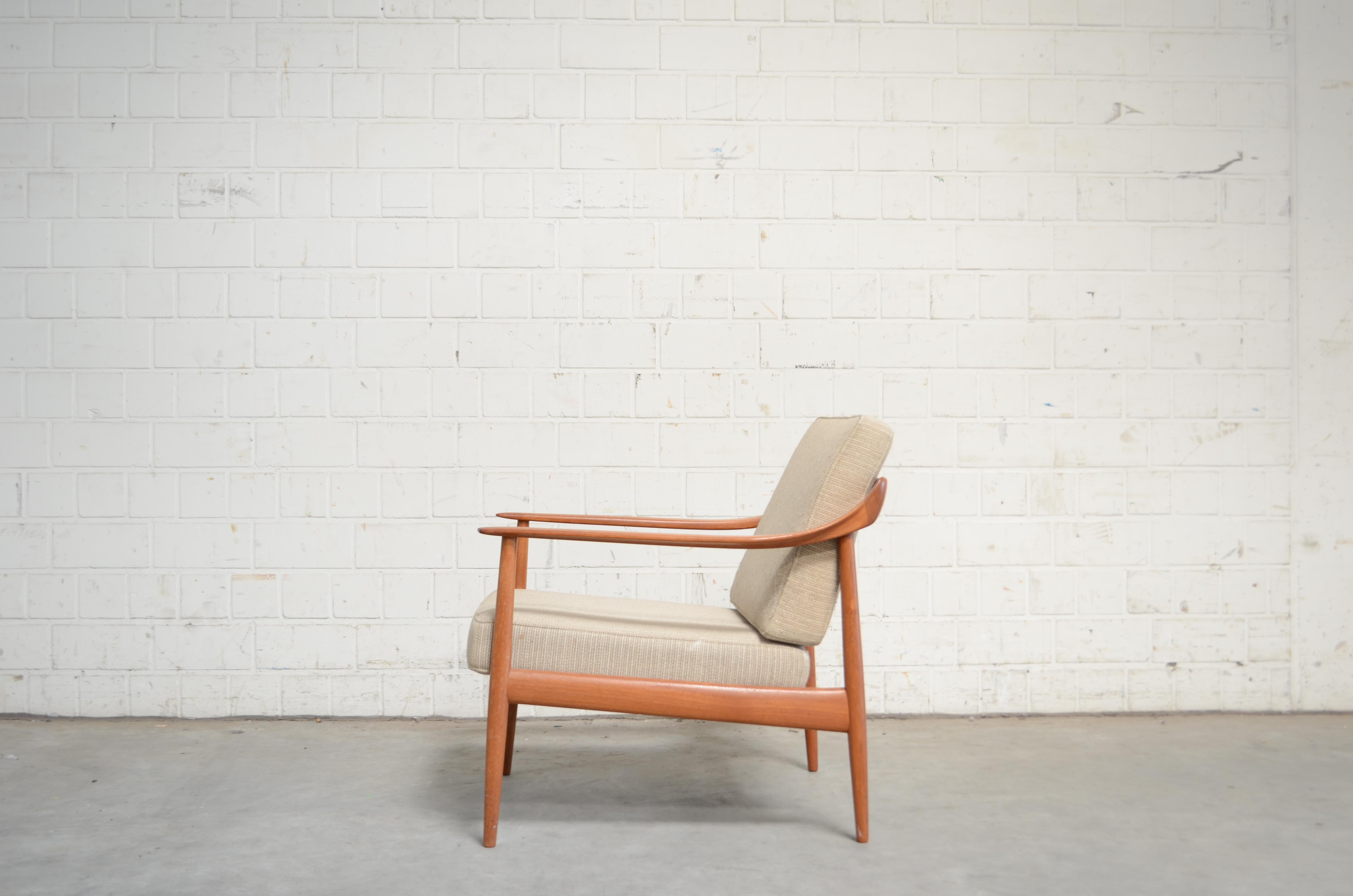 Wilhelm Knoll Antimott Teak Chair Armchair, 1960s 4